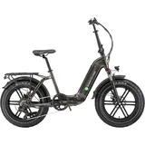 Greenstreet E-Bike Tiefeinsteiger Klapprad GS5 250 W 20 Zoll anthrazit