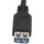AccuCell USB-C auf USB-A 0,2 m Schwarz