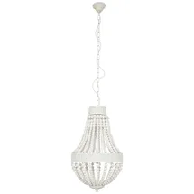 MEXLITE Pendelleuchte Deckenlampe Esszimmerlampe Hängeleuchte Metall Holz H 120 cm