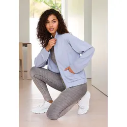 Sweatjacke, aus hochwertigem Material, Gr. 44/46, hellblau, , 95570967-44