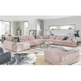 Sofa.de Wohnlandschaft Branna ¦ rosa/pink ¦ Maße (cm): B: 502 H: 89 T: 412.0