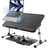 LuxusKollektion Laptoptisch Kühltisch Schreibtisch mit USB Anschluss Ventilator Verstellbarer