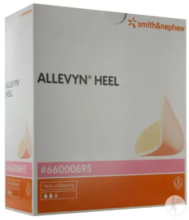Allevyn Heel Hydrozellulärer Nicht-Haftender Verband 3 Stück (66000695)