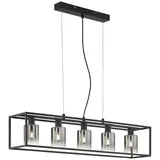 Fischer & Honsel Iska 5-flg. 95x18 cm zylinderförmig schwarz