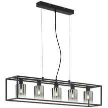 Fischer & Honsel Iska 5-flg. 95x18 cm zylinderförmig schwarz