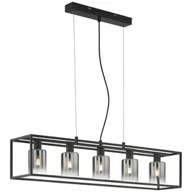 Fischer & Honsel Iska 5-flg. 95x18 cm zylinderförmig schwarz
