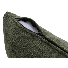 Mendler Relaxsessel HWC-P92 Chenille 82 x 96 x 0 cm Grün drehbar mit Liegeposition