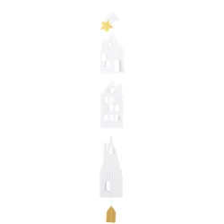 Girlande aus Papier 55cm "Winterstadt" von räder design - Weihnachten Weihnachtsdekoration
