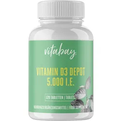 Vitamin D3 Depot 5000 I.E. Cholecalciferol Tabletten