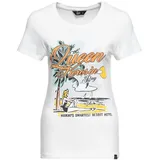 Queenkerosin Print-Shirt Queens Bay (1-tlg) mit vintage Front Print weiß XL