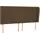 vidaXL Boxspringbett mit Matratze Dunkelbraun 180x200 cm Stoff