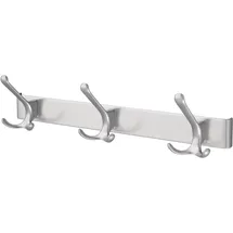 Hermeta Huthakenleiste 0822-0823 3 Hak.A.96mm LM silberf.elox.H.102mm HERMETA