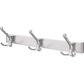 Hermeta Huthakenleiste 0822-0823 3 Hak.A.96mm LM silberf.elox.H.102mm HERMETA