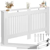 Tectake Heizkörperabdeckung Vila Lamellendesign 152,5 x 19 x 82 cm