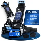 NTG Nutzfahrzeug Technik GmbH Rangierwagenheber Hydraulisch Wagenheber 3to 3000kg 85-485mm KFZ PKW SUV Werkstatt, max. Hubhöhe: 48.5 cm, Magnetische Ablage schwarz