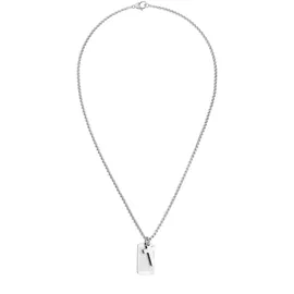FYNCH-HATTON Kette mit Anhänger Edelstahl Silber