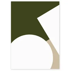 Paper Collective - Simple Forms III Poster, 30 x 40 cm