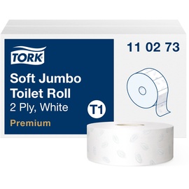 Tork Premium Jumbo Toilettenpapier T1 2-lagig Weiß