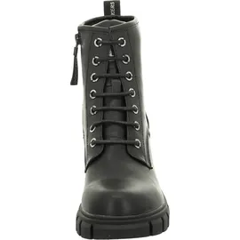 Dockers by Gerli Schnürstiefelette Warmfutter für Damen, schwarz, Größe 37 EU
