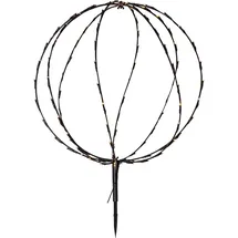 Star Trading LED-Kugel Sphere 104 LED warmweiß außen 50 schwarz