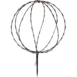 Star Trading LED-Kugel Sphere 104 LED warmweiß außen 50 schwarz