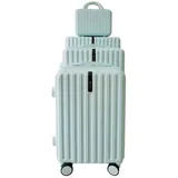 NTK-Collection Leandra Koffer-Set 4-tlg. hellblau/silber