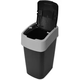 Curver Flip Bin 10 l schwarz/grau
