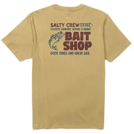 Salty Crew Bait Shop T-Shirt 2026 mineral yellow - L