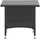 vidaXL Gartentisch Beistelltisch 50 x 50 x 47 cm Schwarz