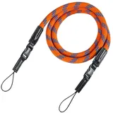 Hama Kameragurt Braid 120 orange/blau