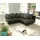 DeLife Ecksofa Clovis Schwarz Ottomane Rechts Modulsofa erweiterbar, Design Ecksofas, Couch Loft, Modulsofa, modular