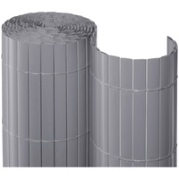NOOR Sichtschutzmatte PVC 0,9 x 3 m silber