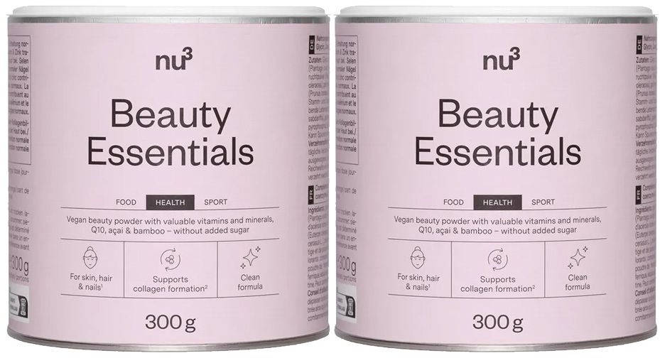 NU3 Beauty Essentials 2x300 g Poudre