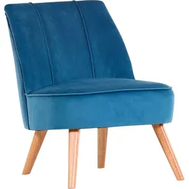 GUTMANN FACTORY Loungesessel Fred 70 x 70 x 70 cm Blau