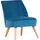 GUTMANN FACTORY Loungesessel Fred 70 x 70 x 70 cm Blau