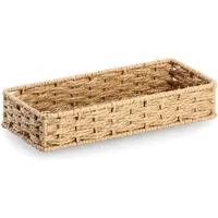 Zeller Schreibtisch-Organizer Papiergeflecht 11,0 x 24,0 x 4,5 cm Braun