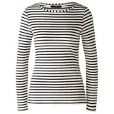 Oui Langarmshirt Schwarz 36