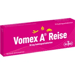 Vomex A Reise 50 mg Sublingualtabletten 10 St