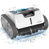 WYBOT Poolroboter Akku,Poolsauger mit Navigation & Routenplanung, für Pools über oder im Boden bis zu 120m2,Vollautomatisch Poolreiniger Boden für 110 Mins.