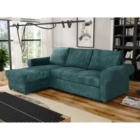 Mirjan24 Eckcouch Cord 4-Sitzer Grün