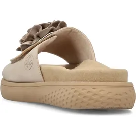 Rieker Pantolette Sommerschuh, Hausschuh, Strandschuh mit bequemem Fußbett, Gr. 39