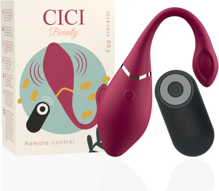 CICI BEAUTY - Premium-Silikon Ei-Vibrator mit Fernbedienung