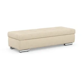 DOMO collection Hocker »Treviso XXL: B/T/H: 161/60/41 cm« mit Stauraum, auch in Cord, passend zur Serie, moderne Steppung