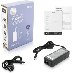 Mitsu notebook charger 19.5v 3.34a 4.5×3.0 pin – dell (65 W), Notebook Netzteil, Schwarz