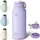 luxuskollektion Edelstahl Trinkflasche schwarz 1 l
