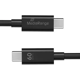 MediaRange USB-C 1,2 m Schwarz