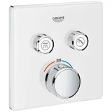 Grohe Grohtherm SmartControl Thermostat mit 2 Ventilen moon white (29156LS0)