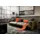 Candy Big-Sofa 3C CANDY "Karalis mit extra großer Sitztiefe, elegantes Mega Sofa zum Relaxen", grün (oliv), B:294cm H:85cm T:150cm, 100% Leder, Sofas, Big-Sofa, auch in Cord- oder Leder-Bezug, lose Kissen, loungige Bequemlichkeit
