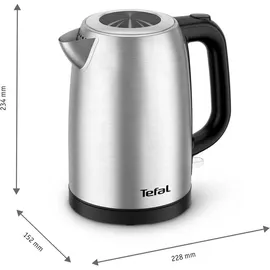 Tefal 1,7 l Edelstahl