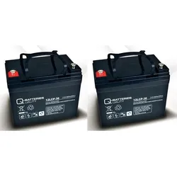 Ersatzakku für Invacare Butler 2 x 12V 36Ah AGM Batterie für E-Scooter